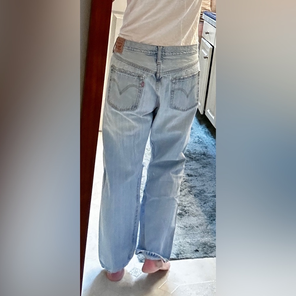 Levi's 501 CT Distressed Jeans - Picture 3 of 11